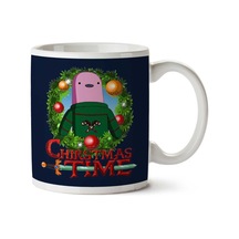 Adventure Christmas Time Wreath Shelby Cartoon Network İki Tarafı Baskılı Kupa Bardak Çok Renkli
