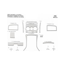 Citroen Boxer Jumper Ducato Torpido Kaplama 2002-2006 11 Parça Alüminyum