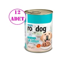 Ro Dog Somonlu Yetişkin Köpek Konservesi 12 x 400 G