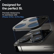 13 Pro Max / 13 Pro İle Uyumlu Kamera Lens Camı Koruyucu Glas.tr Optik 2 Adet Graphite - Agl04035 50 x 22