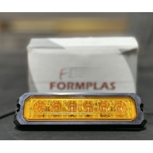 Ahmet Otomotiv Flaslı Lamba 12v-24v Uyumlu 13cm Sarı