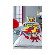 Özdilek Superman Looney Tunes Tek Kişilik Lisanslı Çocuk Nevresim Takımı Sarı