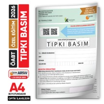2026 Meb-ags Öabt Özel Eğitim Öğretmenliği Ösym Tıpkı Basım Kitapçığı Türkiye Geneli Deneme
