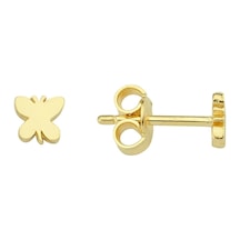Goldkupe 14 Ayar Altın Küçük Kelebek Küpe 0,55 Gr-1819
