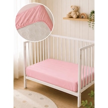 Aras Bebe Lastikli Bebek Çarşafı 70x120 CM - Pembe