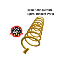 10'lu Spiral Bisiklet Park Yeri - 150 X 50 X 70 Cm