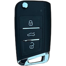 Autohan Keys Universal Golf Tipi Sustaıı Akıllı Oto Kumanda, 3 Butonlu, 433 Mhz, Kodlanabilir Uzaktan Kumanda Anahtarı