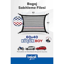 Drıve- Renault, Peugeot, Citroen Model Özel Renkli Tasarım Bagaj Sabitleme Filesi 40x60 Cm Fransa