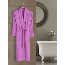 Gülkurusu Büyük Beden Şalyaka Pamuklu Hamam Sauna Banyo Battal Kadın Erkek Unisex 3xl 4xl Bornoz Gül Kurusu