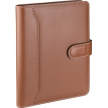 Organizer Ajanda Tarihsiz Çizgili 20x26 CM - Taba