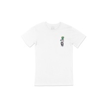 Zombies Son Cep Logo Tasarımlı Beyaz Tişört