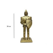 Dekoratif Metal Şovalye Gold K0479 Siyah