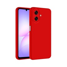 Samsung Galaxy A07 4g Nano İçi Kadife Silikon - Kırmızı 0.2M-Çok Renkli
