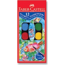 Faber Castell Sulu Boya 12 Li Küçük - 2 Adet Çok Renkli