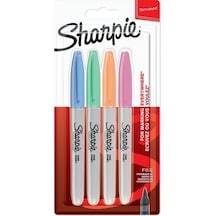 Sharpie Sharpie Fine Permanent 4'Lü Pastel Renk Markör