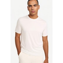 Defacto Slim Fit Dar Kesim Bisiklet Yaka Çabuk Kuruyan Nefes Alabilen Esnek Kumaş Baskılı Sporcu Kısa Kollu Gri