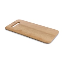 Lüks Ağaç Kesim Panosu 35x17,5 Cm Ahşap Krem Diğer