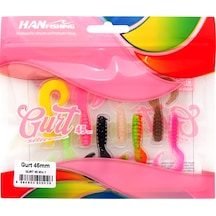 Hanfish Gurt 4.5cm Lrf Silikon Yem Karışık Renk Paketi - Mix 1