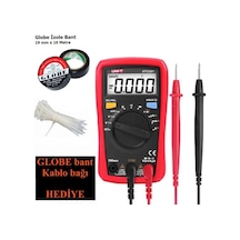 Unit Ut 33 A+ 600v Avuçiçi Dijital Multimetre + Globe Bant