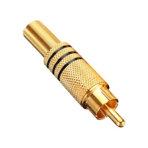 Powermaster Pm-1290 Tos Rca Fiş Metal Gold Erkek Konnektör-177405