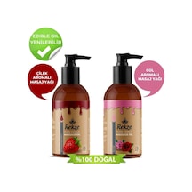 Rekze Gül Ve Çilek Aromalı Erotik Vucut Masaj Yagı 120 Ml