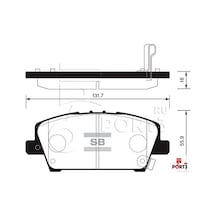 Sangsın Sp1569 Ön Fren Balata Honda Cıvıc 1.8l R18a Vtec Fk2 Hatchback 06- / 1.4l L13z1 Fk1 Sport 09- 45022smge00-45022smge01