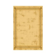 Kartela Halı Rilo Halı Kaymaz Taban Makinede Yıkanabilir Halı Hardal Sarısı - 60 X 90 Cm