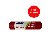 20 Adet Battal Boy Atık Torbası 72 X 95 Cm - P128