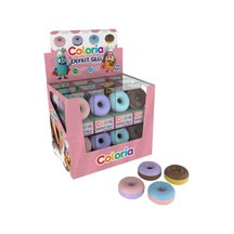 Silka Silgi Coloria Donat 3d Öğrenci Silgisi 24 Lü Paket