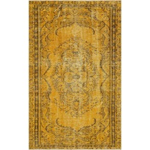 Şık Vintage Eskitme Fransız Ipek Eskitme Pers Kilim Halısı - 148x236 Cm 9988