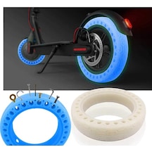 M365/Pro Elektrikli Scooter İçin Mavi Floresan Patlamayan Lastik