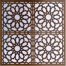 60x60 Cm Asma Tavan Uyumlu Led Döşenebilir Tavan Paneli- Kahve Renk