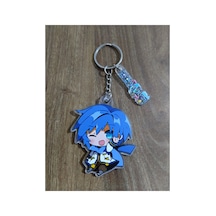 Owl Bag Colorful Stage Vocaolid Kaito Desenli Acrylic Anahtarlık Çanta Süsü Çok Renkli