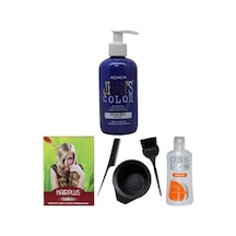 Saç Boyası Mavi Rüya 250ml , Saç Açıcı, Boya Temizleyici Ve Fluweel Boya Seti