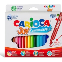 Carioca Joy Süper Keçeli Boya Kalemi 36'Lı 40616 Yıkanabilir