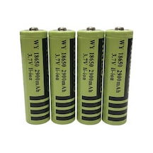 18650 Şarjlı Fener Pili Li-ion 3.7v 2900mah 4 Lü