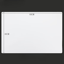 Novahub Beyaz 60x40 Cm Silikon Masa Mat Kaymaz Kesme Tahtası Mat Yalıtımlı Mat Öğrenci Yemek Mat Büyük Placemat Çekmece Mat Beyaz Beyaz
