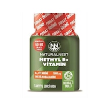 Naturalnest Methyl B12 Vitamin 1000 Mcg 90 Dilaltı Tablet