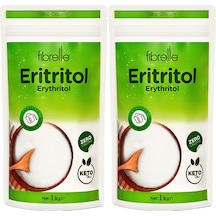 Fibrelle 1 Kg Eritritol 2 paket. Keto / Ketojenik / Vegan diyet