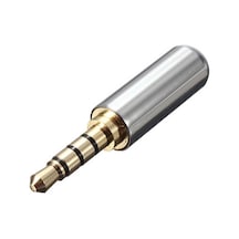 4 Pin Stereo Konnektör - Lehim Tipi - Vidalı Birleşme Gri (540685271)