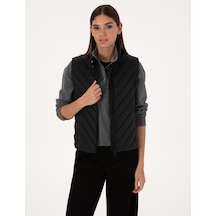 Pierre Cardin Kadın Siyah Mont Yelek 50314047-vr046 Siyah
