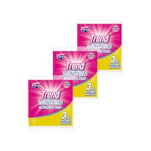 Trend Temizlik Bezi 3'lü Paket Üçlü Set Gri