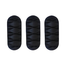 3B Trend 3'Lü Set 5 Kanallı Kablo Tutucu Düzenleyici Sabitleyici