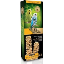 Gold Wings Premium Muhabbet Kuşu 2'li Ballı Kraker Kutu