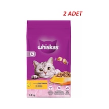 Whiskas Tavuklu Ve Sebzeli Yetişkin Kedi Maması 3.8 Kg 2 Adet