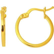 Bilezikci Klasik 22 Ayar 2 Cm. Çaplı Halka Altın Küpe Yksm31044