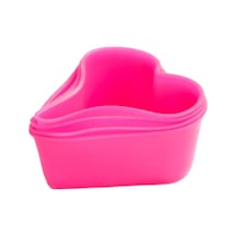 6 Lı Kalpli Kek Kalıbı Plastik Pembe Diğer