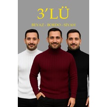 Açık Bordo - Siyah