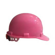 Pembe Baret Ayarlanabilir Başlıklı Mühendis Baret Kadınlara Özel