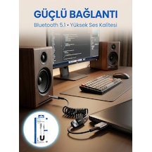 Ers Usb Bluetooth Aux Ses Adaptörü Kablosuz Müzik Aktarım Cihazı